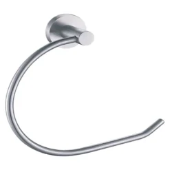 Inox Brushed Stainless Steel Wall Mounted Towel Ring