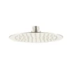 Inox Glide Extra Slim Round Overhead 200mm Fixed Shower Head - Brushed Stainless Steel