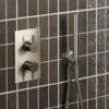 Inox 1 Outlet Concealed Thermostatic Shower Valve - Brushed Stainless Steel