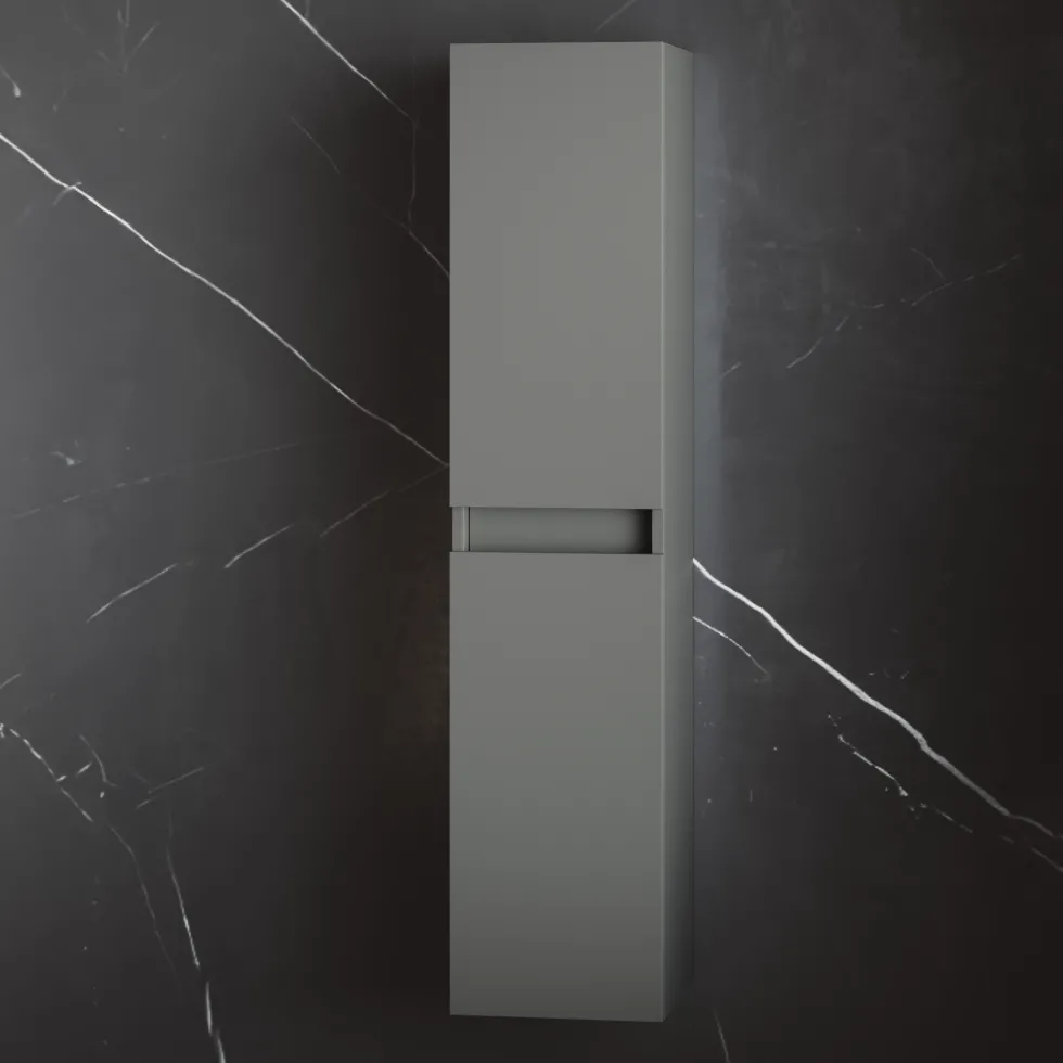 Isla/Freddie 1200mm Wall Mounted Tall Storage Cabinet