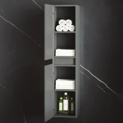 Isla/Freddie 1200mm Wall Mounted Tall Storage Cabinet