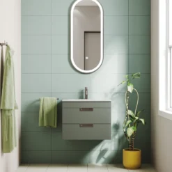 Isla 600mm Wall Hung Vanity Unit & Basin