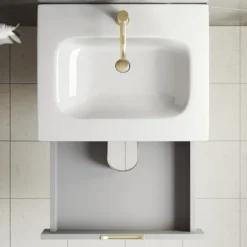 Isla 600mm Wall Hung Vanity Unit & Basin