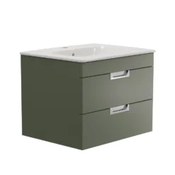 Isla 600mm Wall Hung Vanity Unit & Basin