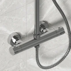 Jack Complete Bathroom Suite with 1700mm L Shaped Shower Bath & Rimless Toilet