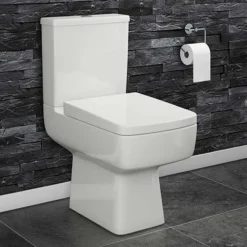 Jack Square Close Coupled Compact Toilet & Soft Close Seat