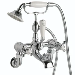 JTP Grosvenor Cross Wall Mounted Bath Shower Mixer With Kit