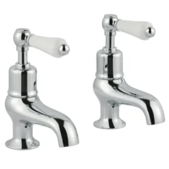 JTP Grosvenor Lever Bath Pillar Taps
