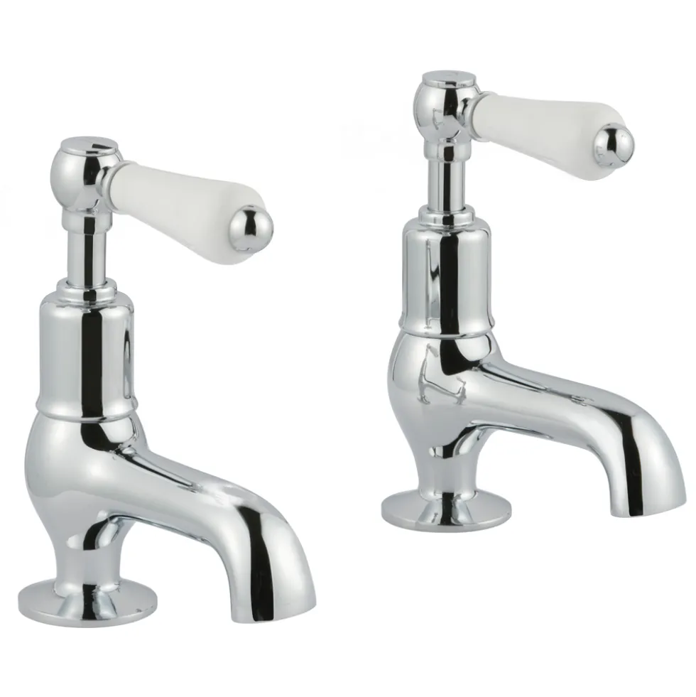 JTP Grosvenor Lever Cloakroom Basin Pillar Taps