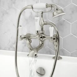 JTP Grosvenor Lever Deck Mounted Bath Shower Mixer With Kit