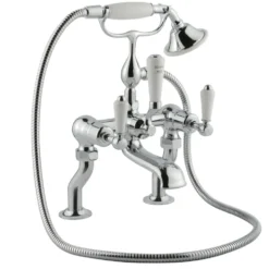 JTP Grosvenor Lever Deck Mounted Bath Shower Mixer With Kit