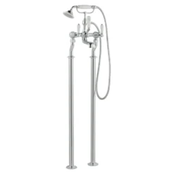 JTP Grosvenor Lever Floor Standing Bath And Shower Mixer Tap With Shower Kit