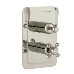 JTP Grosvenor Lever Vertical Concealed 2 Outlet 2 Control Shower Valve