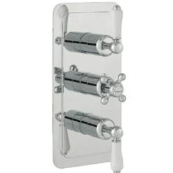JTP Grosvenor Lever Vertical Concealed 3 Outlet Shower Valve