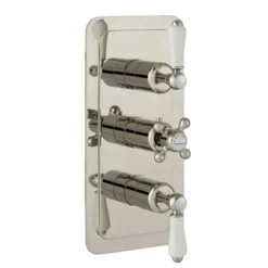 JTP Grosvenor Lever Vertical Concealed 3 Outlet Shower Valve