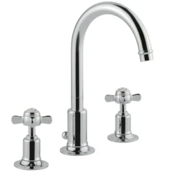 JTP Grosvenor Pinch 3 Hole Basin Mixer Tap