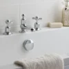 JTP Grosvenor Pinch 3 Hole Deck Mounted Bath Filler Tap