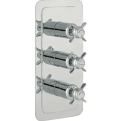 JTP Grosvenor Pinch Vertical Concealed 2 Outlet Shower Valve