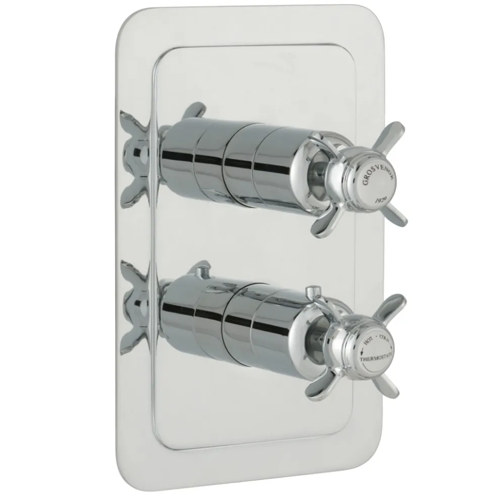 JTP Grosvenor Pinch Vertical Concealed 1 Outlet Shower Valve
