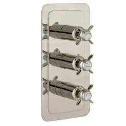 JTP Grosvenor Pinch Vertical Concealed 3 Outlet Shower Valve