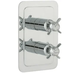 JTP Grosvenor Pinch Vertical Concealed 2 Outlet Shower Valve