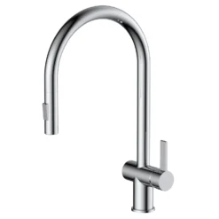 Just Taps VOS Pull Out Spray Single Lever Mono Kitchen Mixer - Chrome