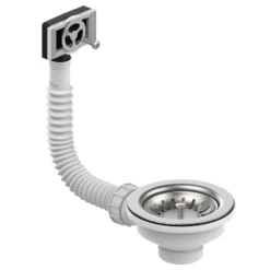 Leisure Stainless Steel Single Bowl Basket Strainer Waste Kit
