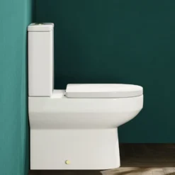 Lorraine Rimless Back To Wall Close Coupled Toilet & Soft Close Seat