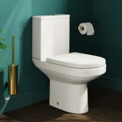Lorraine Rimless Toilet & Basin Bathroom Suite