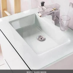 Maia 1200mm Wall Mounted Double Basin Vanity Unit