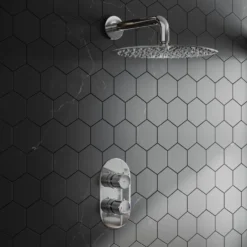 Melanie Concealed Shower Valve & Fixed Shower Head