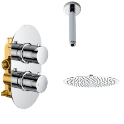 Melanie Concealed Shower Valve & Fixed Shower Head