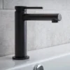Miller Matt Black Mono Basin Mixer with Click-Clack Waste