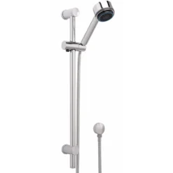 nuie Adjustable Slider Rail Kit with Outlet Elbow & Multi-Function Handset