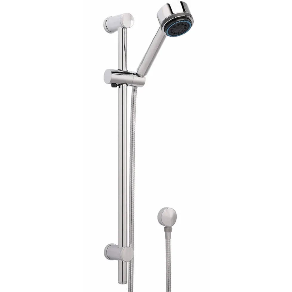 nuie Adjustable Slider Rail Kit with Outlet Elbow & Multi-Function Handset