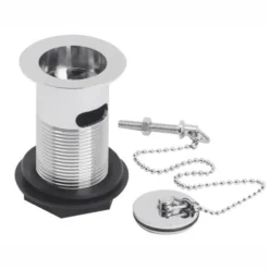 nuie Basin Waste With Brass Plug & Ball Chain