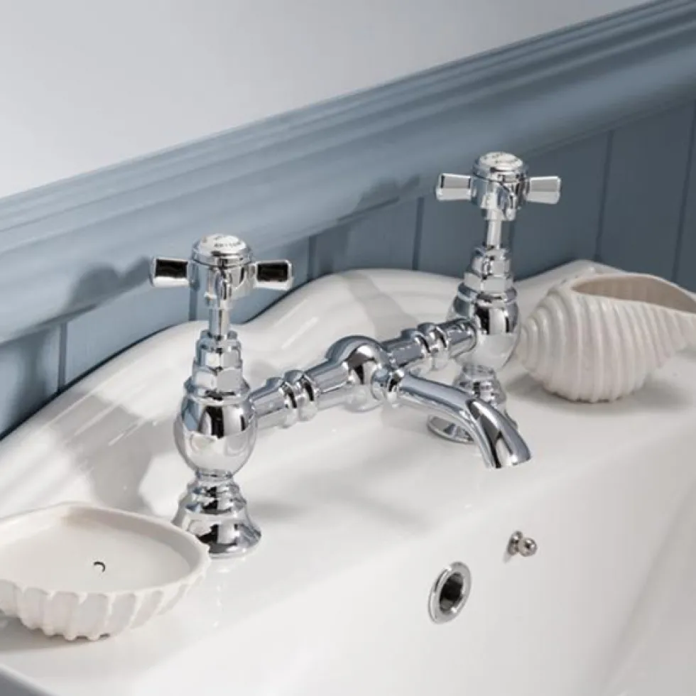 nuie Beaumont Luxury Bridge Basin Mixer
