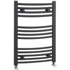 nuie Curved Ladder Rail in Anthracite - 700 x 500mm