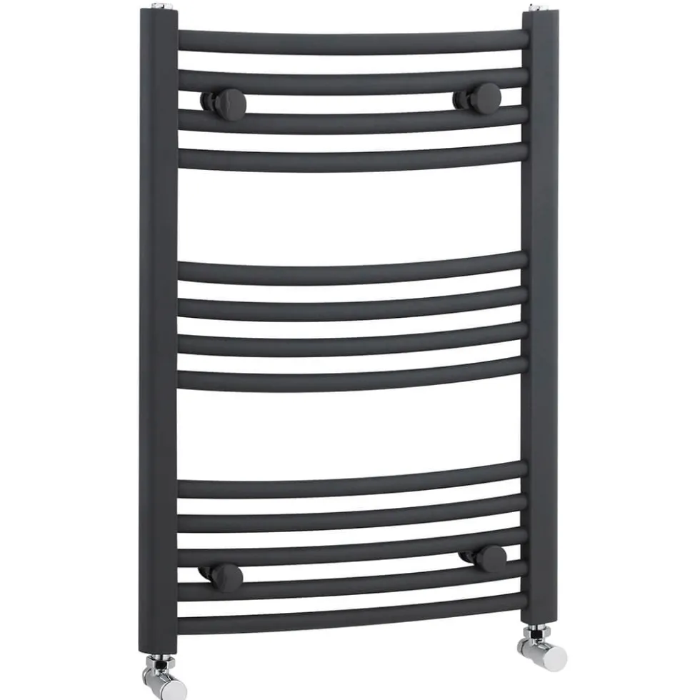 nuie Curved Ladder Rail in Anthracite - 700 x 500mm