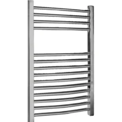 nuie Curved Ladder Rail in Chrome - 700 x 500mm
