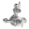 nuie Edwardian Twin Exposed Thermostatic Shower Valve