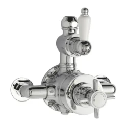 nuie Edwardian Twin Exposed Thermostatic Shower Valve
