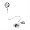 nuie Plug & Chain Bath Waste with Overflow & Retainer