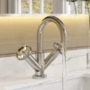 Nuie Revolution Industrial Basin Mixer Tap & Waste