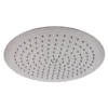 nuie Round Chrome Fixed Shower Head - 300mm Diameter