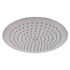 nuie Round Chrome Fixed Shower Head - 300mm Diameter