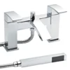 nuie Sinclair Waterfall Bath Mixer Tap with Shower Kit