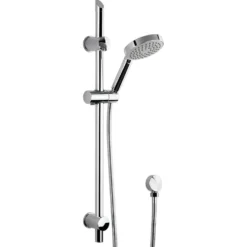 nuie Slider Rail Kit with Thin Round Handset & Wall Outlet