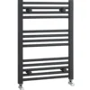 nuie Straight Anthracite Ladder Towel Rails - 700 x 500mm