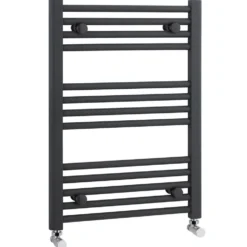 nuie Straight Anthracite Ladder Towel Rails - 700 x 500mm